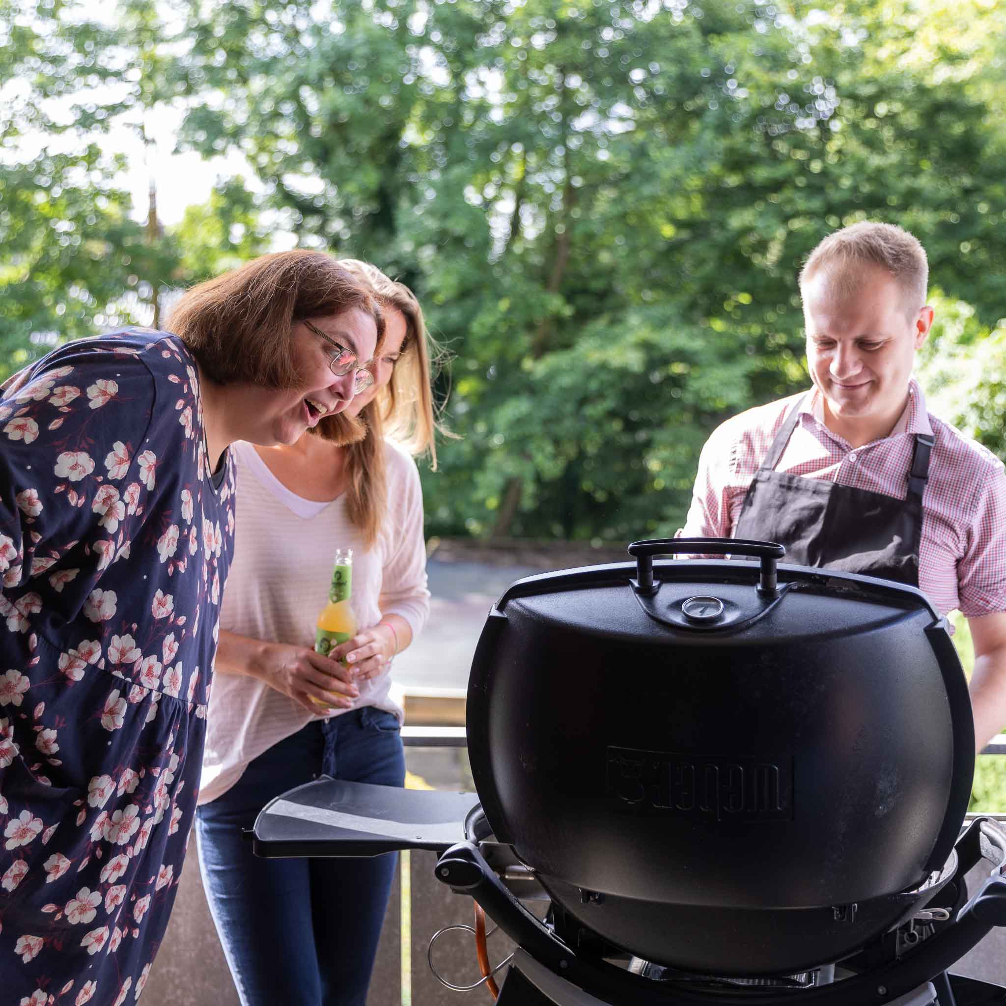 Team beim Grillfest